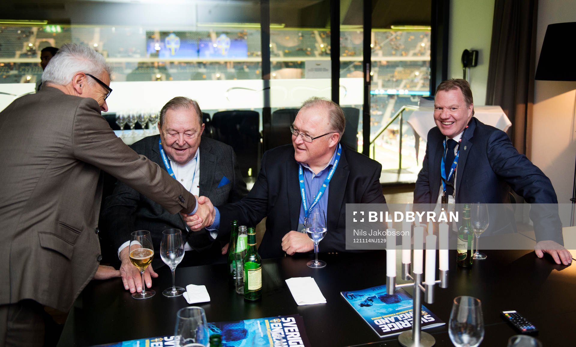 Lennart Johansson, Göran Persson och Karl-Erik Nilsson