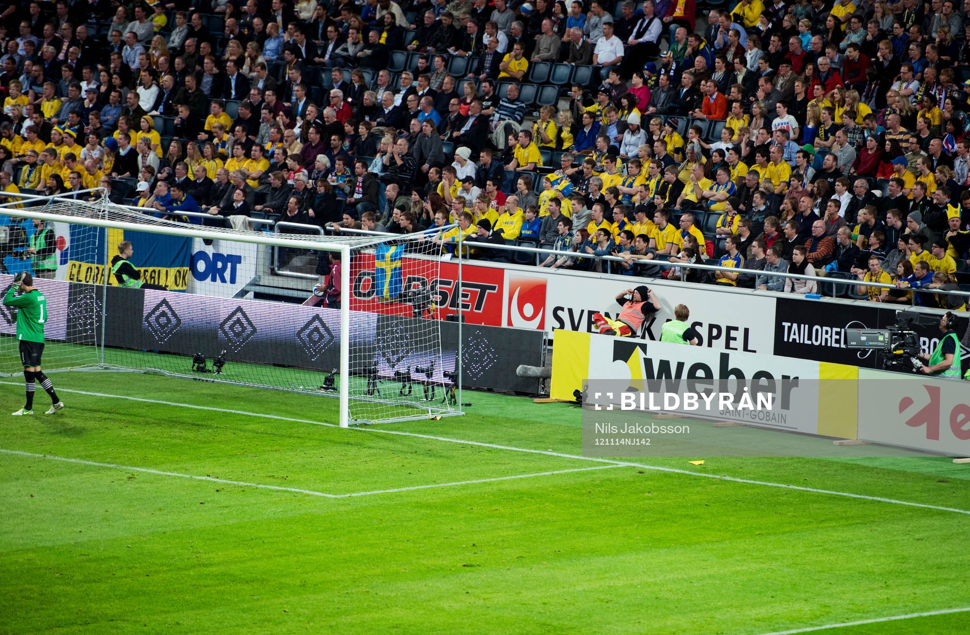Fotboll, träningslandskamp, Sverige - England