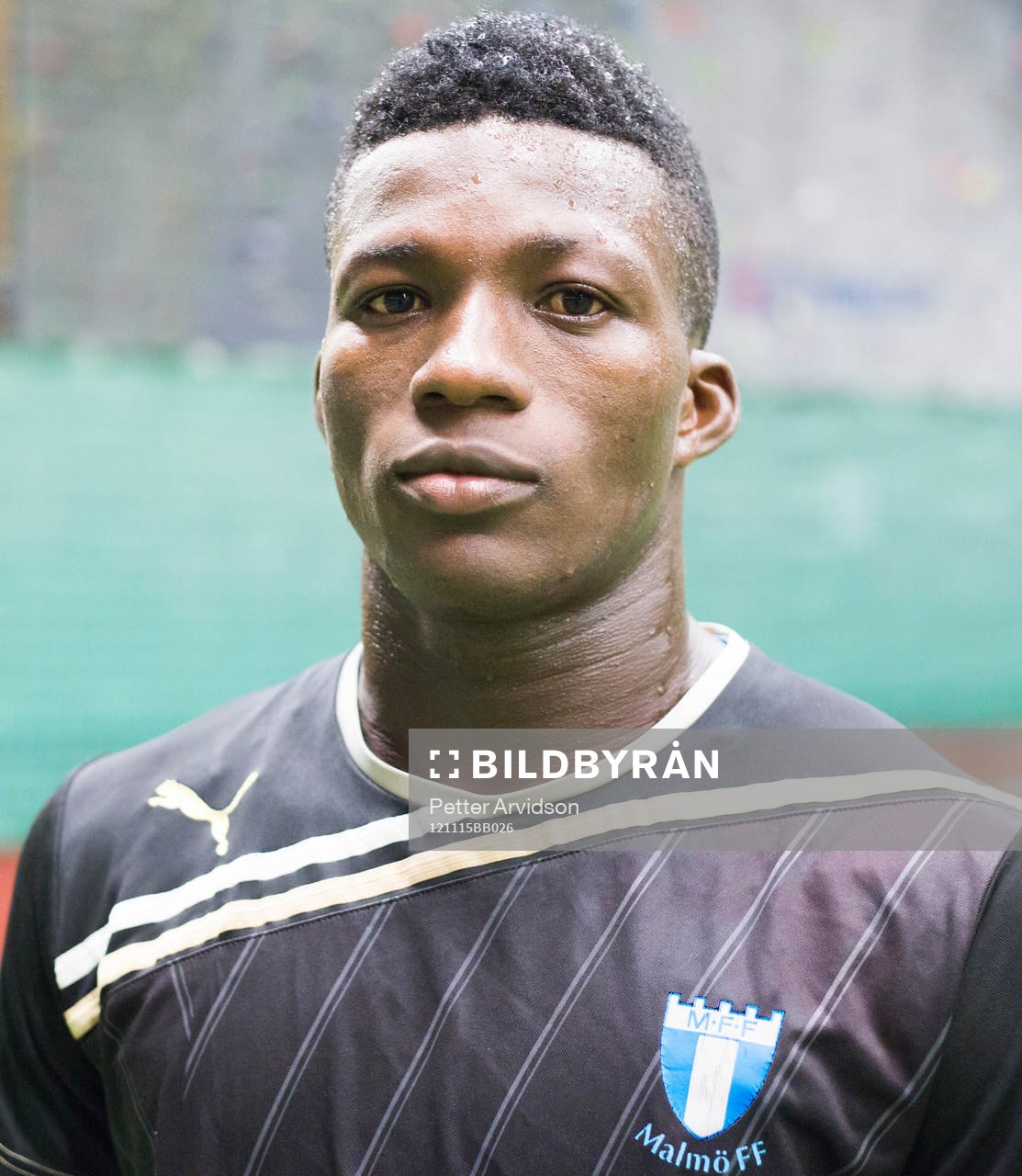 Benjamin Fadi, 17år, Ghana, provspelar för Malmö FF
