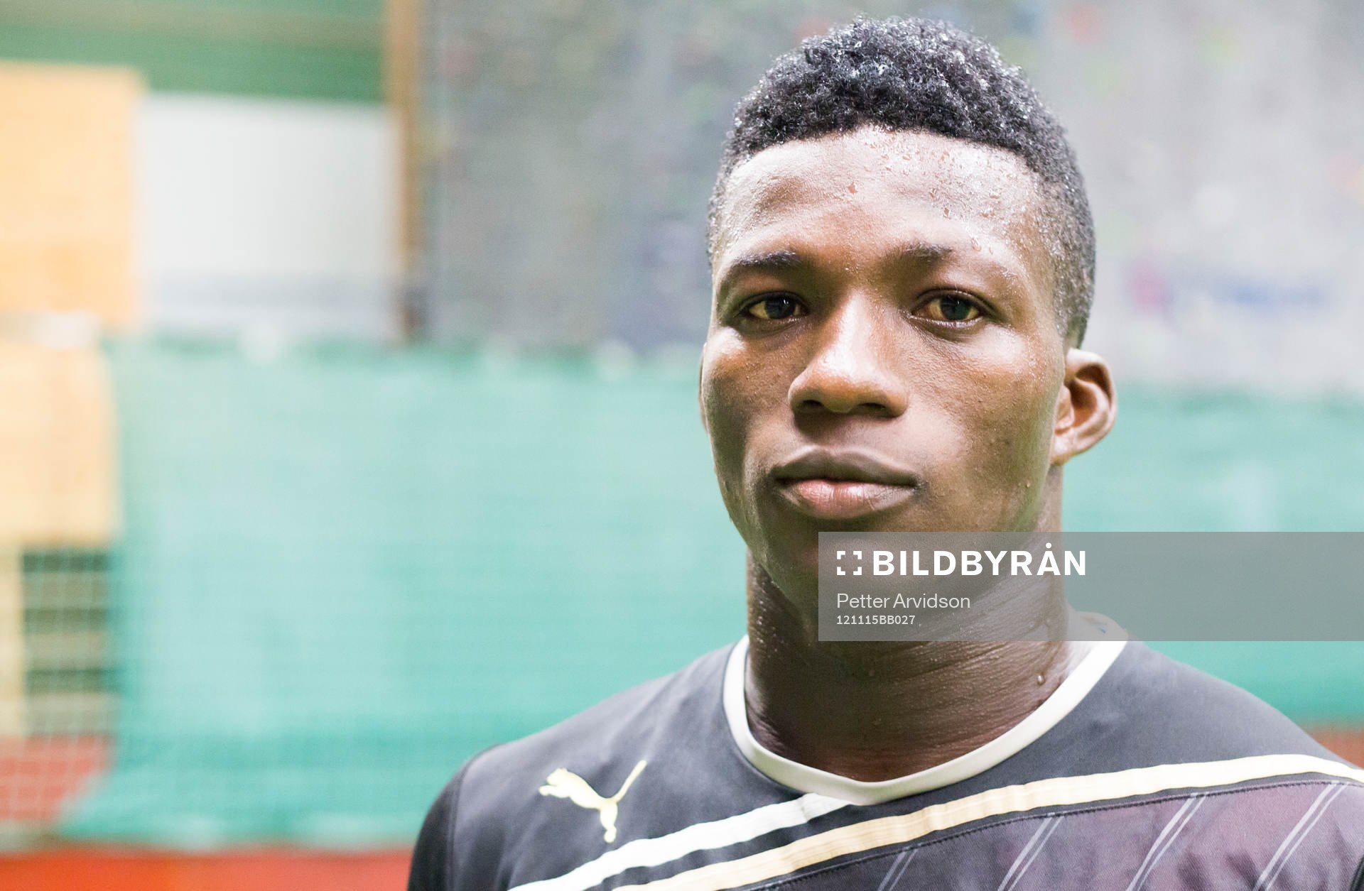 Benjamin Fadi, 17år, Ghana, provspelar för Malmö FF