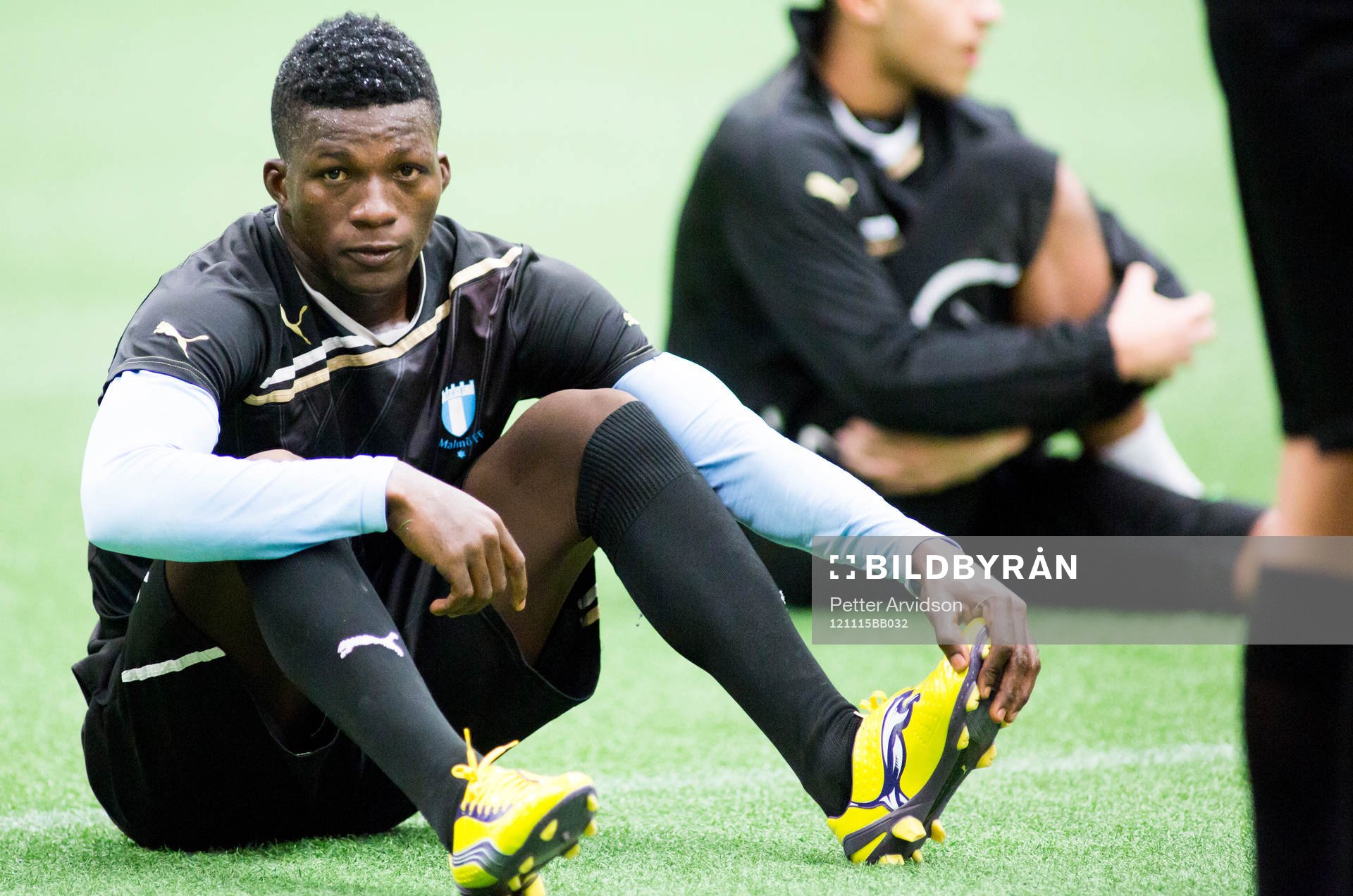 Benjamin Fadi, 17år, Ghana, provspelar för Malmö FF