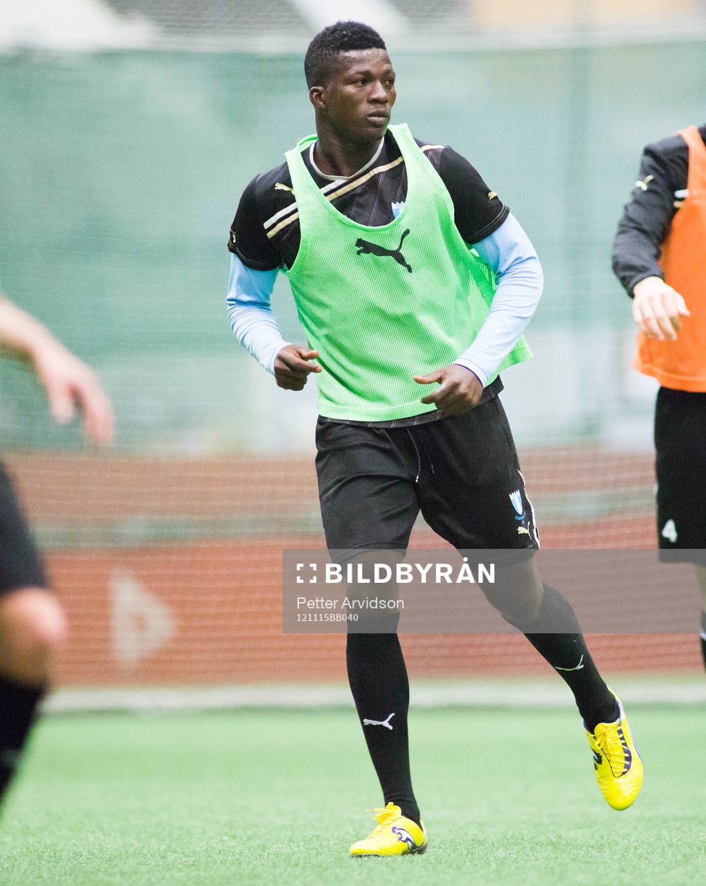 Benjamin Fadi, 17år, Ghana, provspelar för Malmö FF