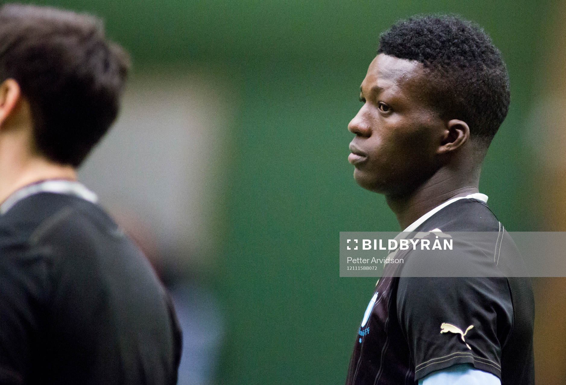 Benjamin Fadi, 17år, Ghana, provspelar för Malmö FF