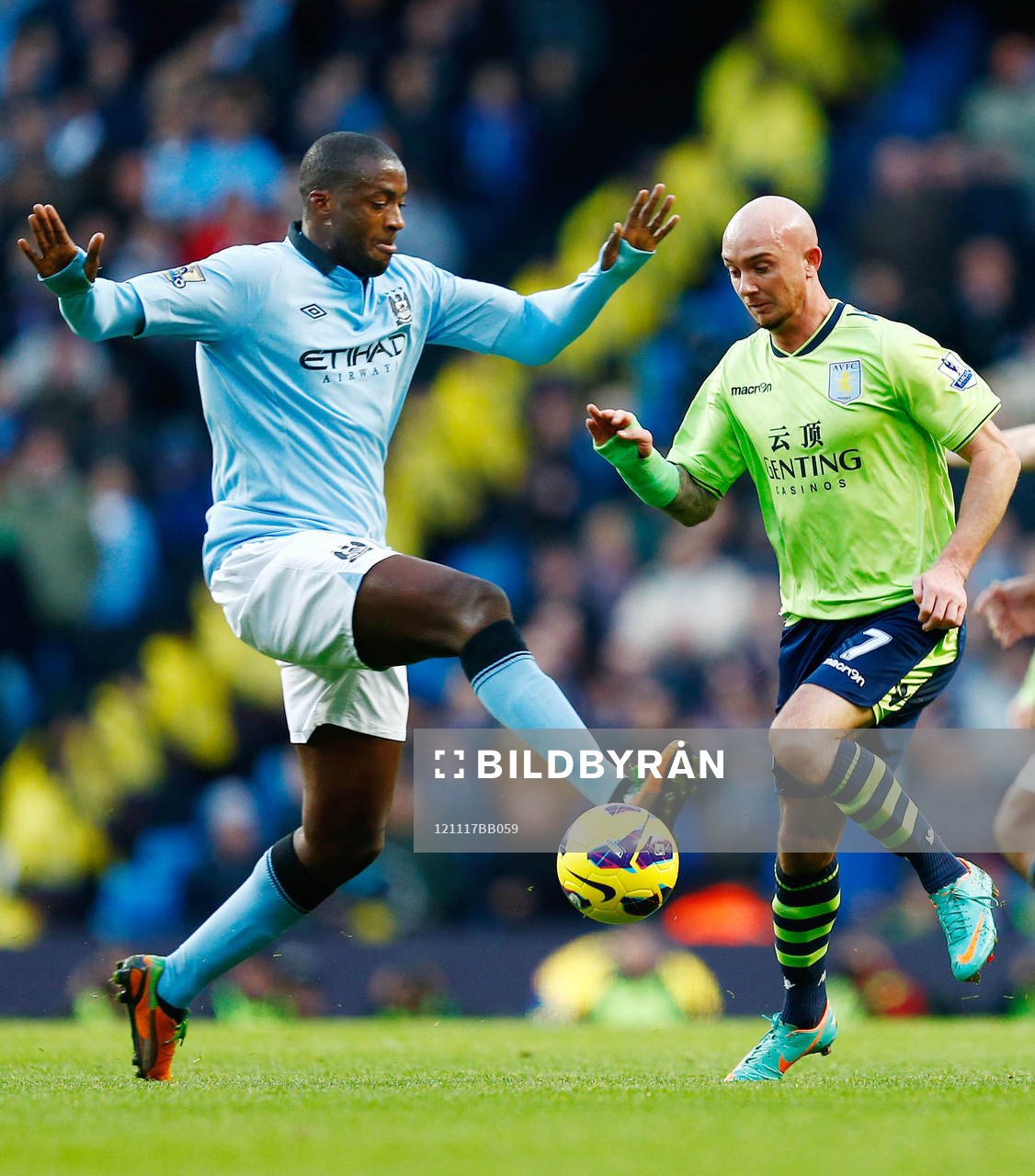 Football - Manchester City v Aston Villa - Barclays Premier