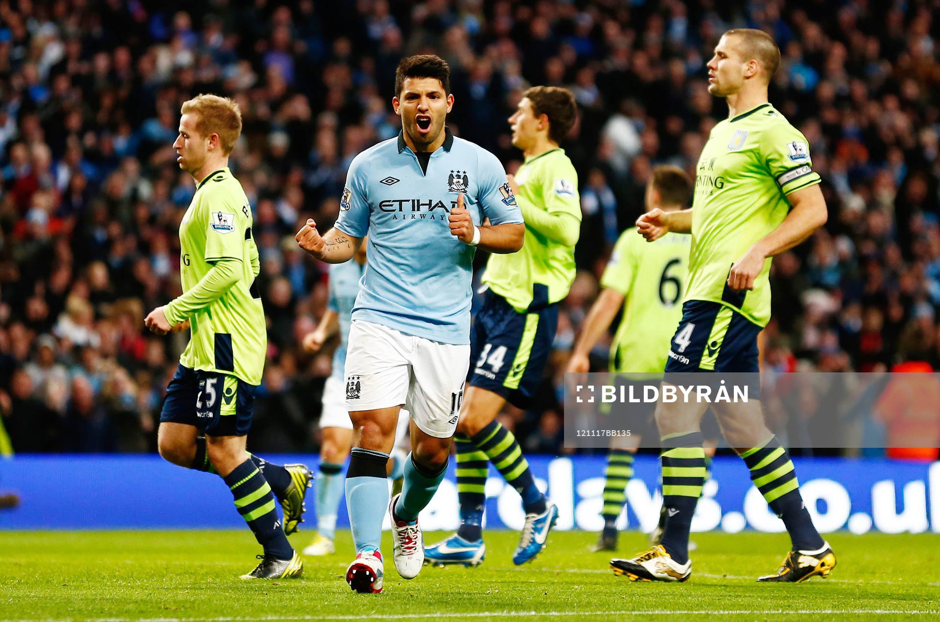 Football - Manchester City v Aston Villa - Barclays Premier