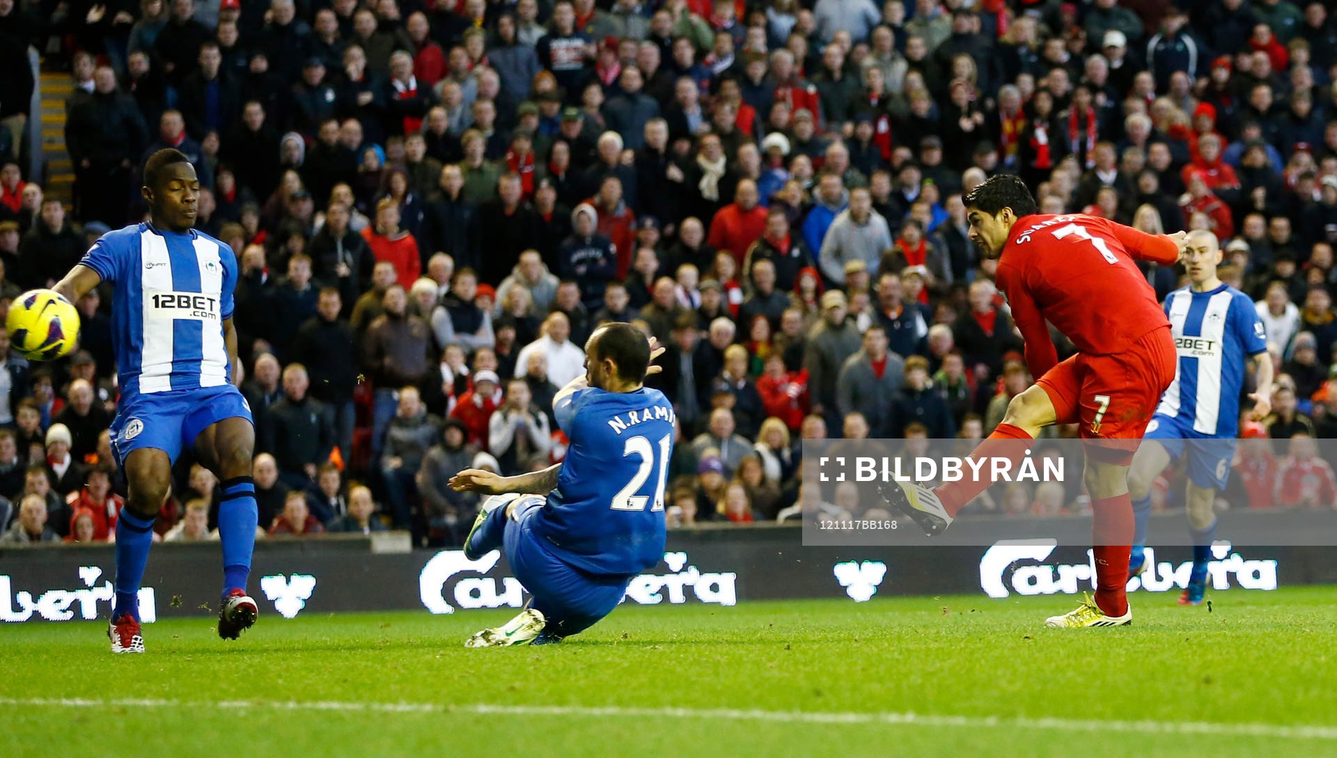 Football - Liverpool v Wigan Athletic - Barclays Premier
