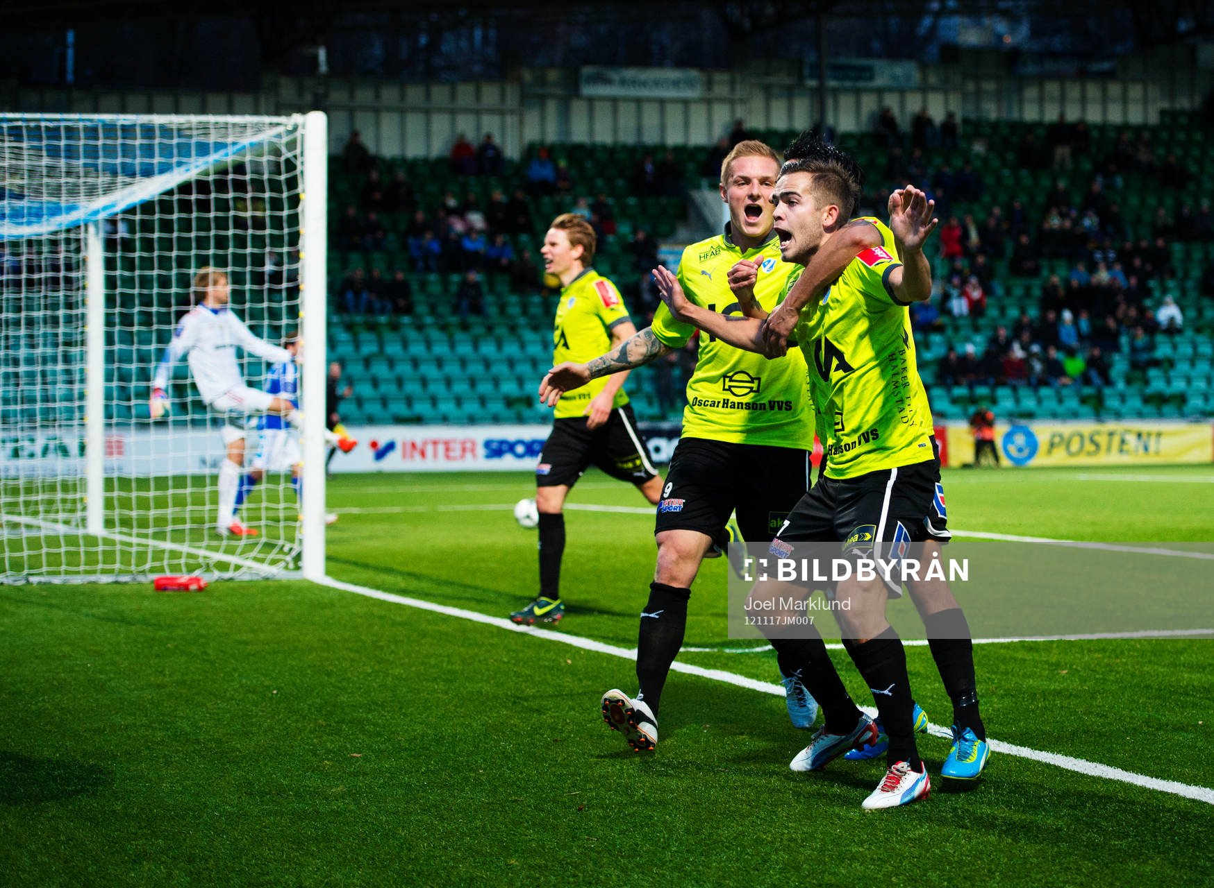 Kristinn Steindorsson, Halmstad, jublar