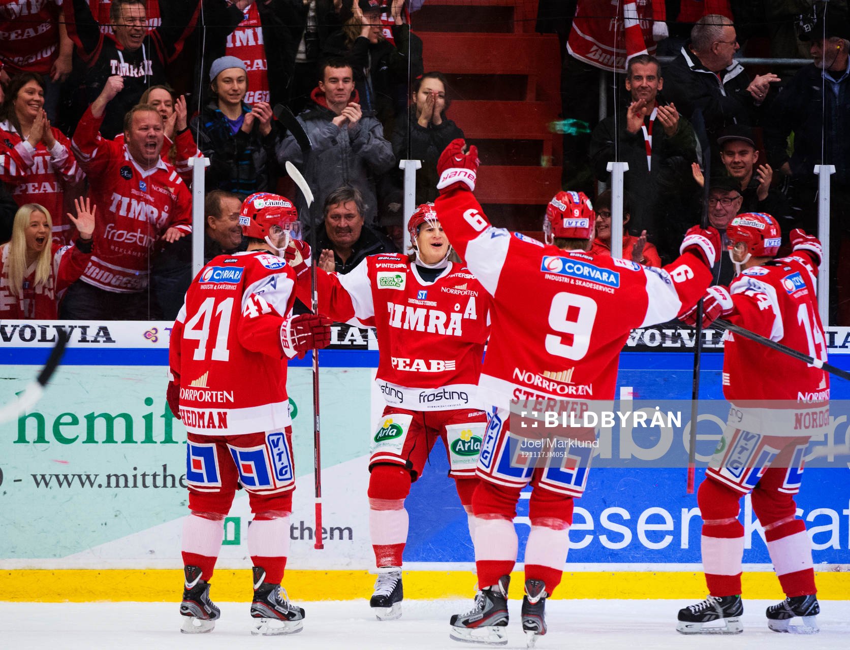 Jonathan Hedström, Timrå, jublar