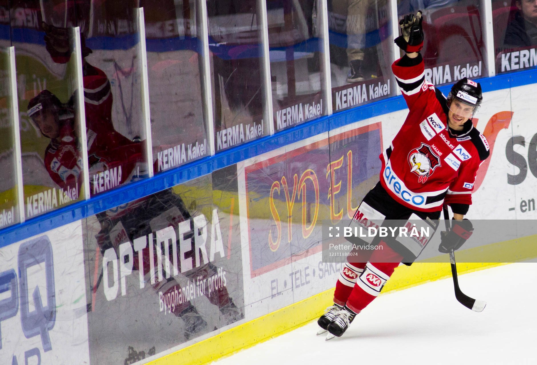 Mattias Persson, Malmö Redhawks, jublar