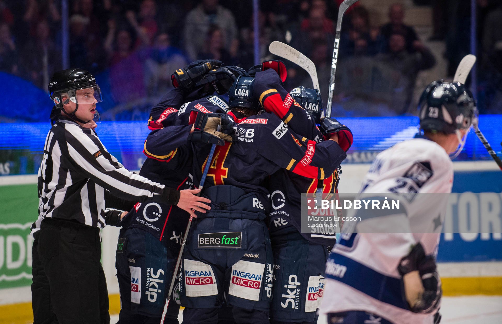 Jubel i Djurgården eftr 1-0