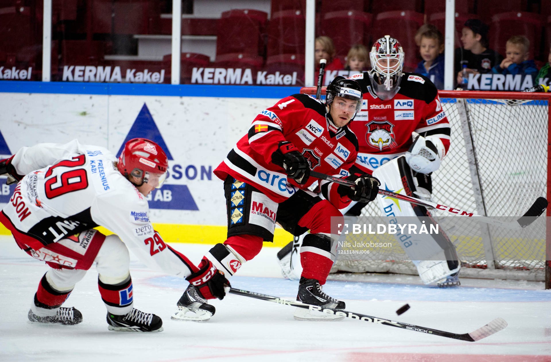Mattias Johansson, Almtuna, Mads Bödker, Malmö Redhawks
