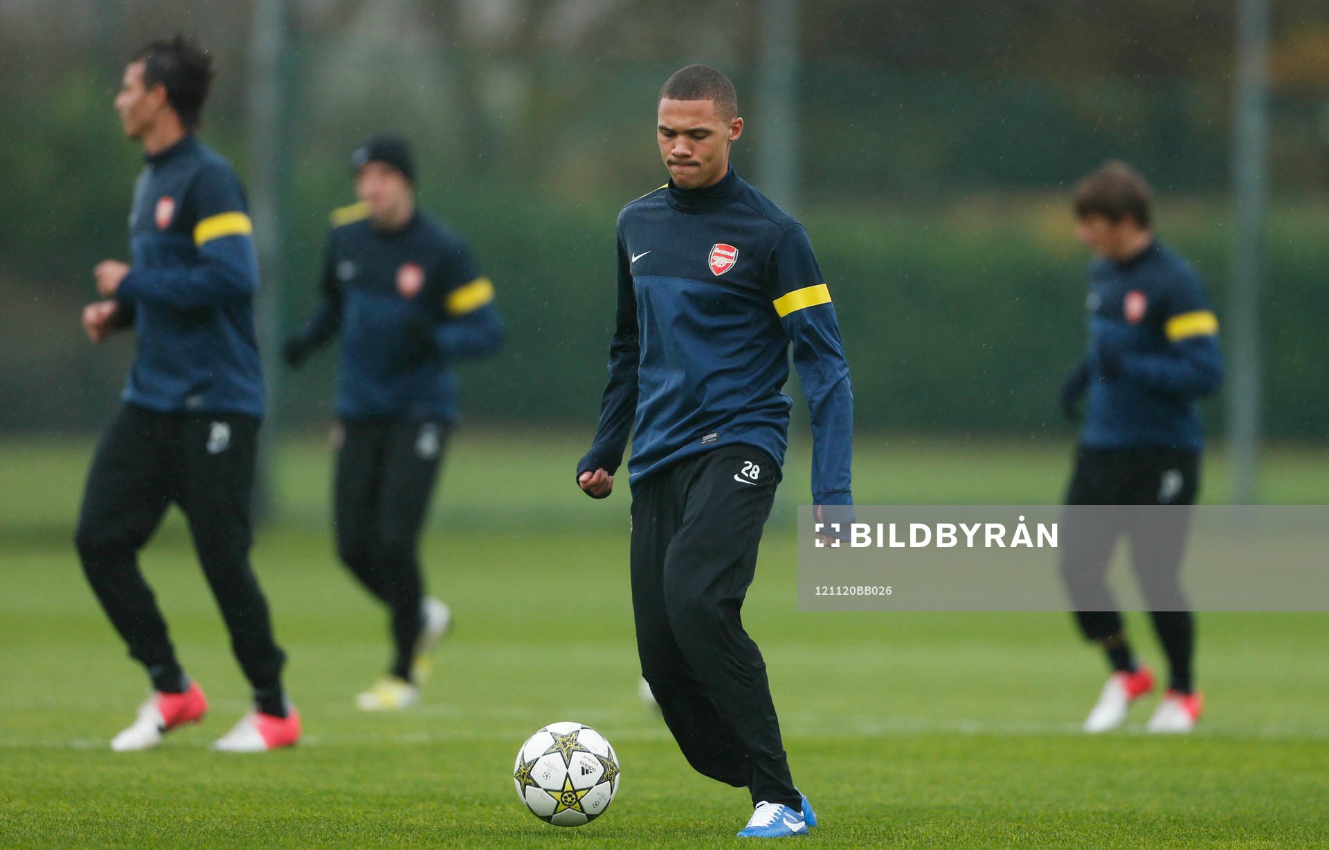 Football - Arsenal Training  - Arsenal Training Ground -