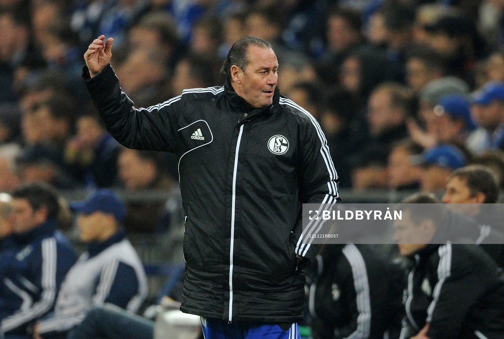 Trainer Huub Stevens (Schalke)