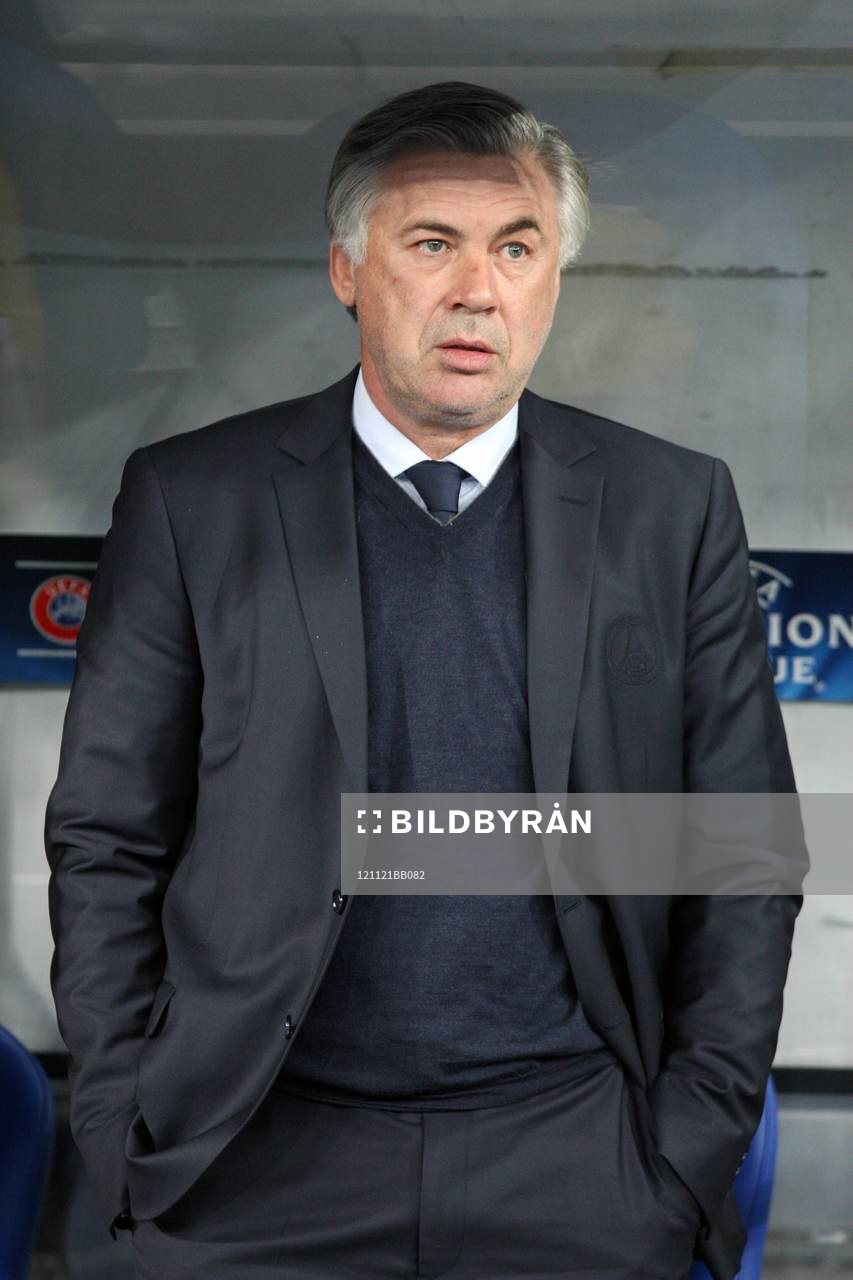 CARLO ANCELOTTI - 21.11.2012 - Dinamo Kiev / Paris Saint