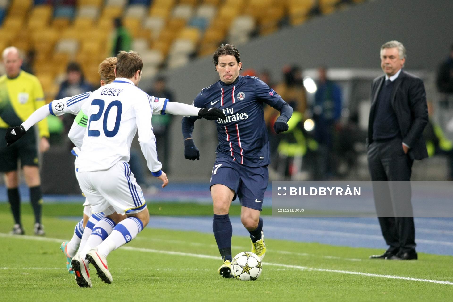 MAXWELL - 21.11.2012 - Dinamo Kiev / Paris Saint Germain -
