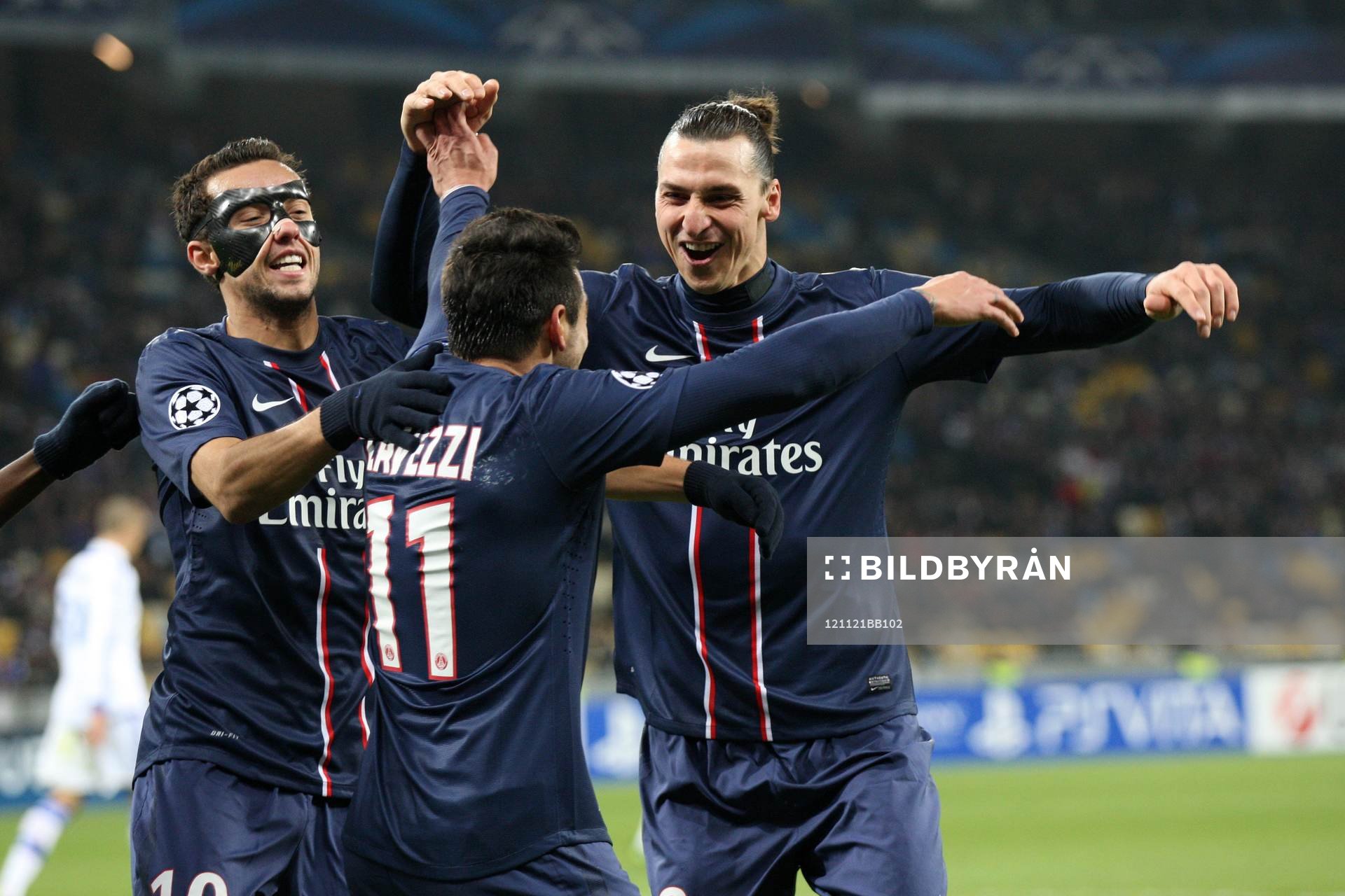 JOie NENE / EZEQUIEL LAVEZZI / ZLATAN IBRAHIMOVIC / -