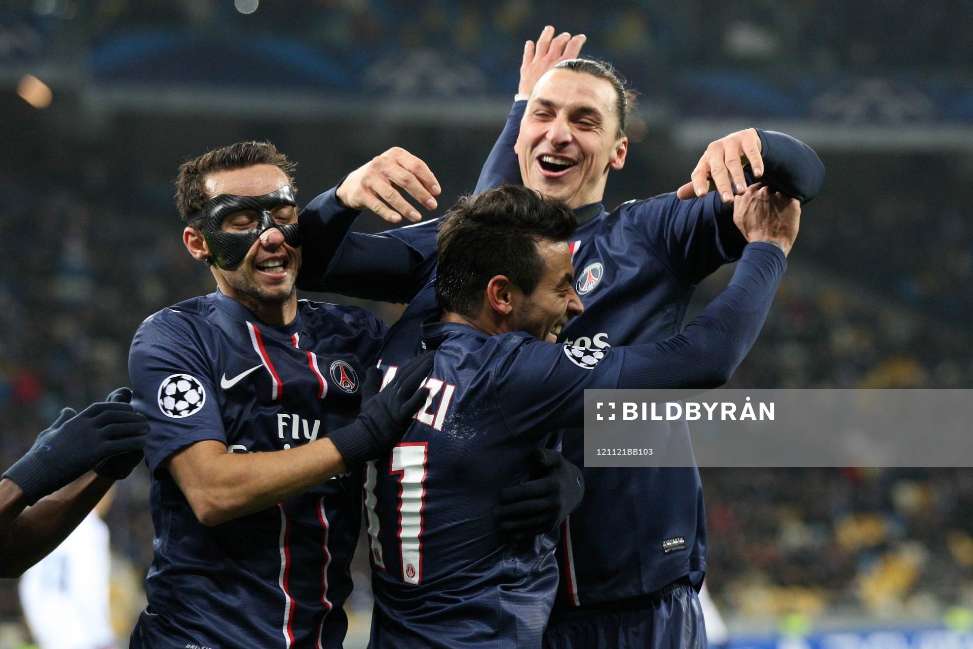 JOie NENE / EZEQUIEL LAVEZZI / ZLATAN IBRAHIMOVIC / -