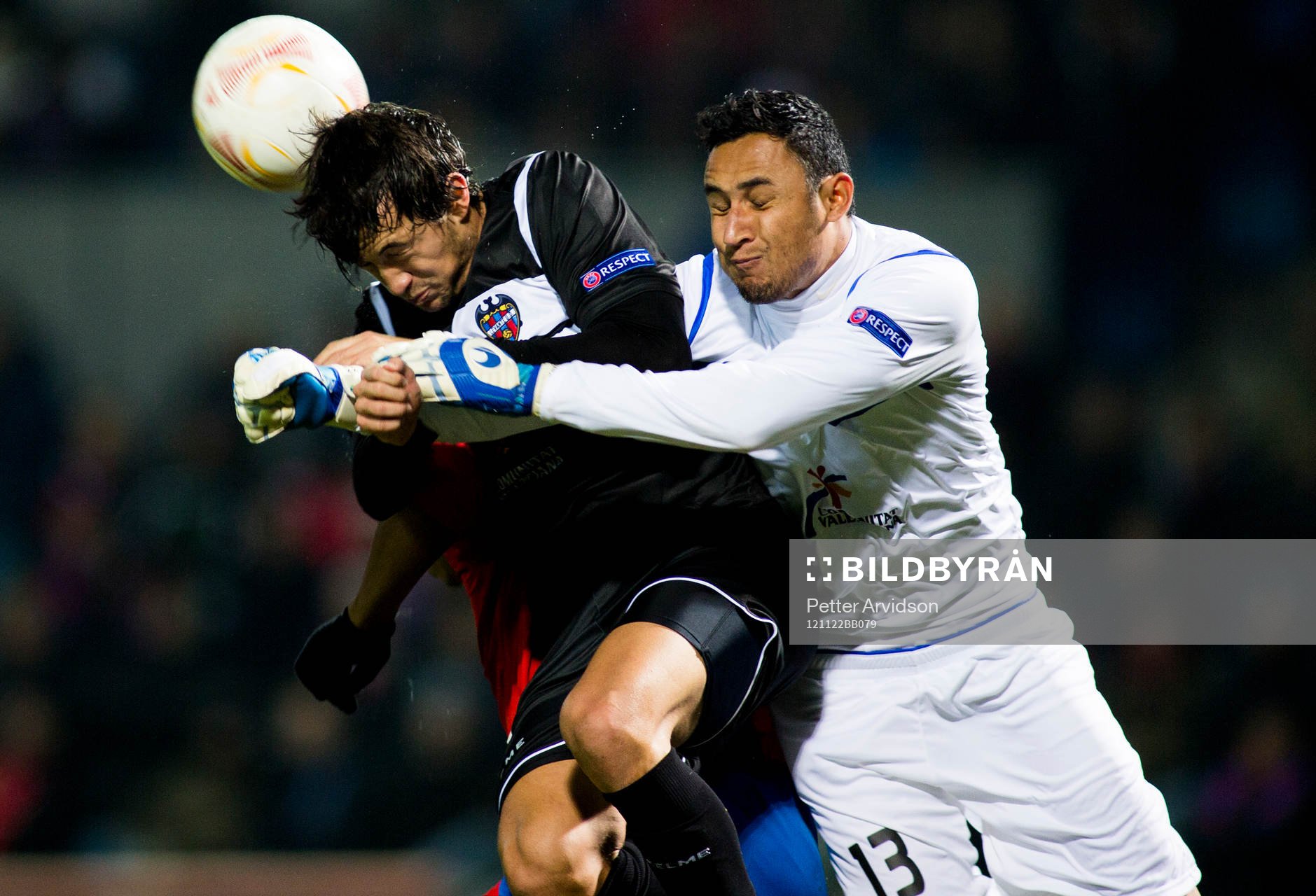 Héctor Rodas, Keylor Navas, Målvakt, Levante, i krock