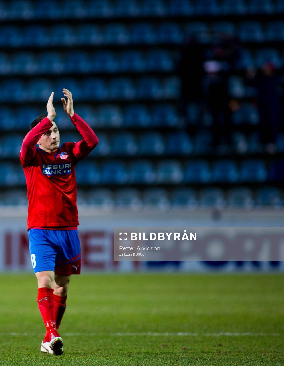 Ardian Gashi, Helsingborg, tackar fansen