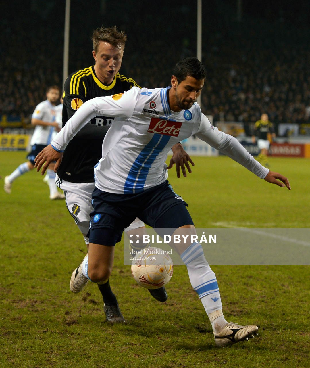 Viktor Lundberg, AIK och Miguel Britos, Napoli