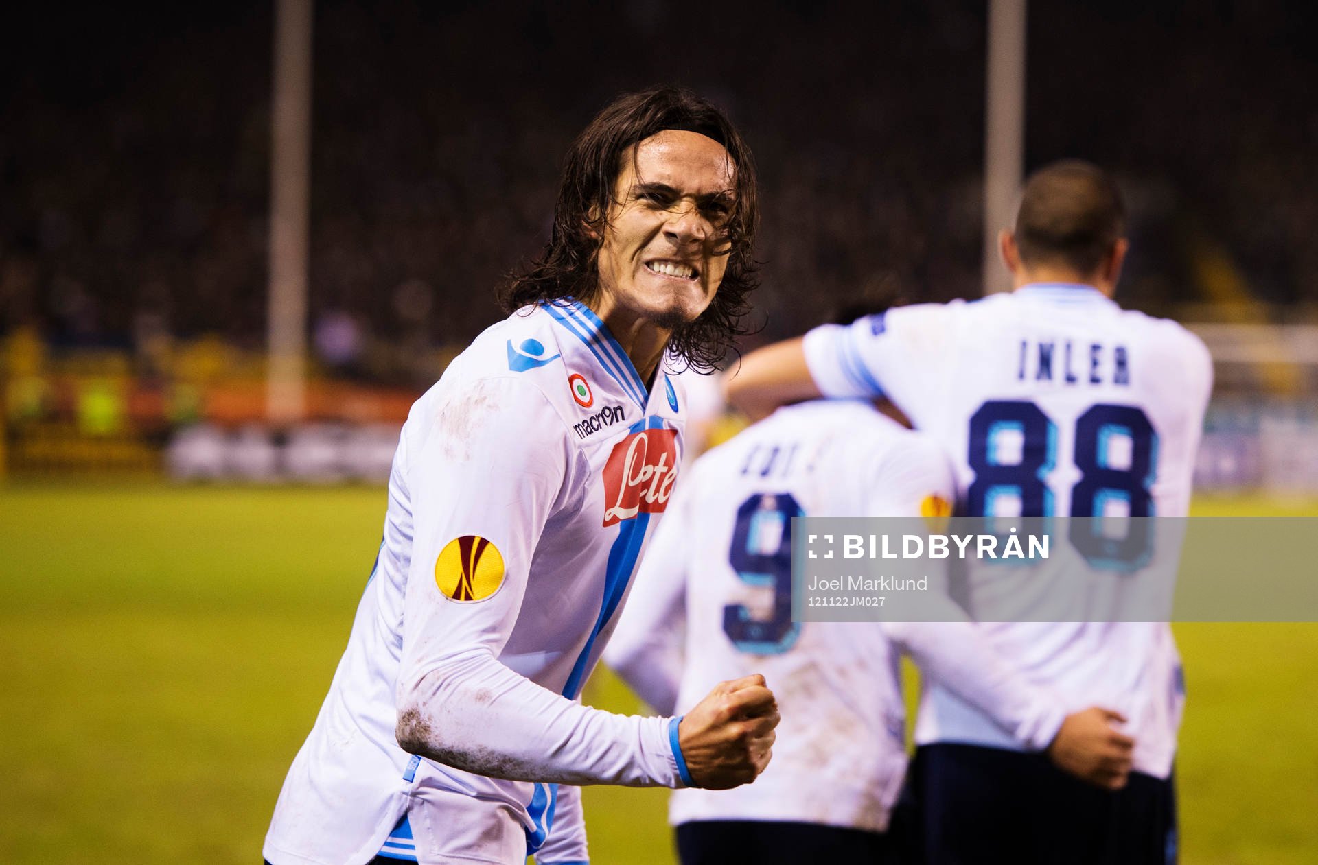 Edinson Cavani, Napoli, jublar