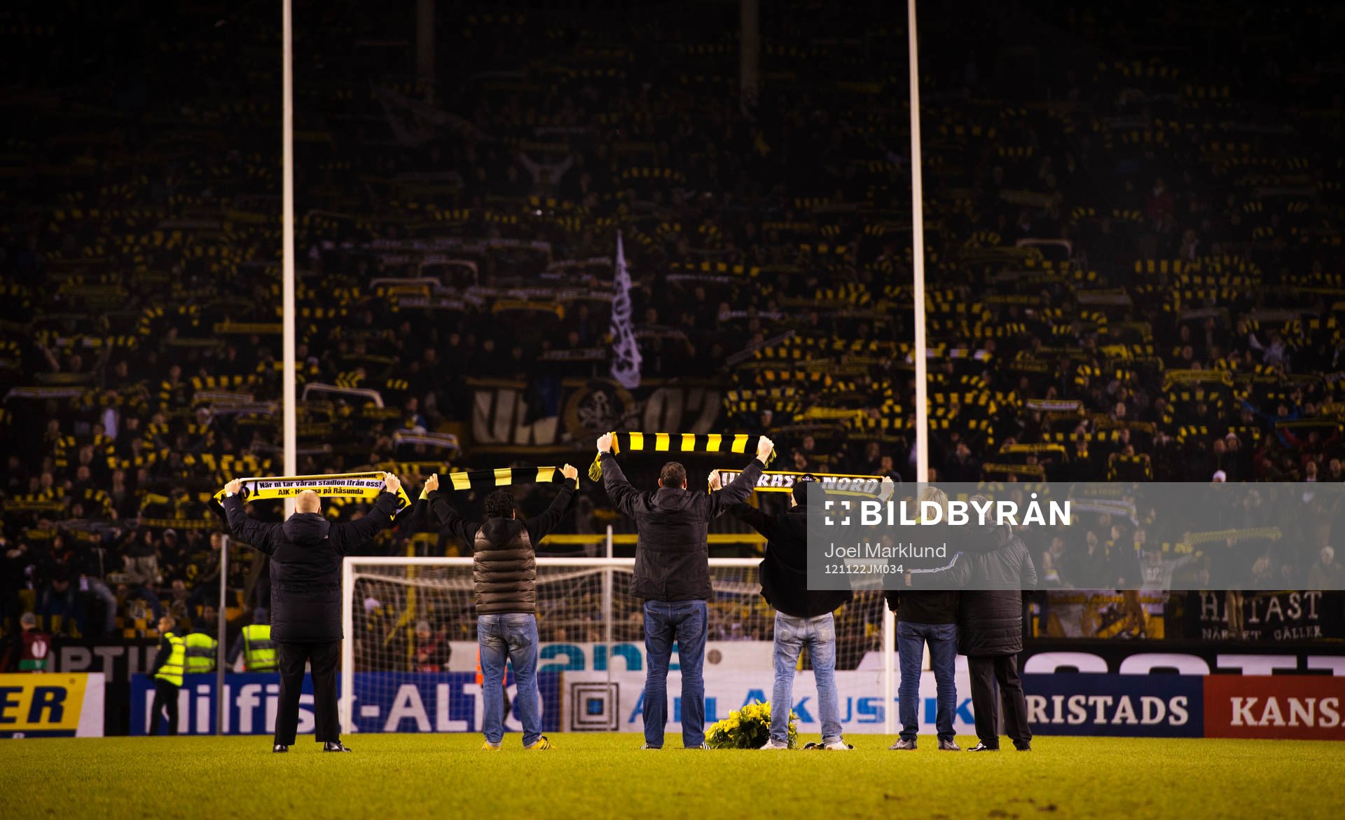 Råsunda Arena tackades av med en ceremoni