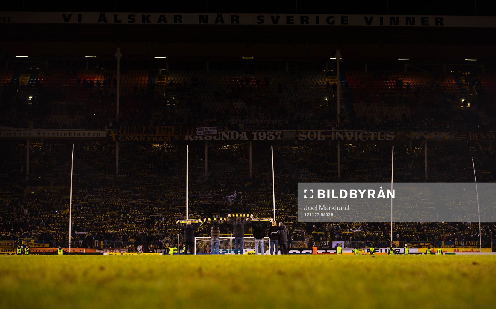 Råsunda Arena tackades av med en ceremoni