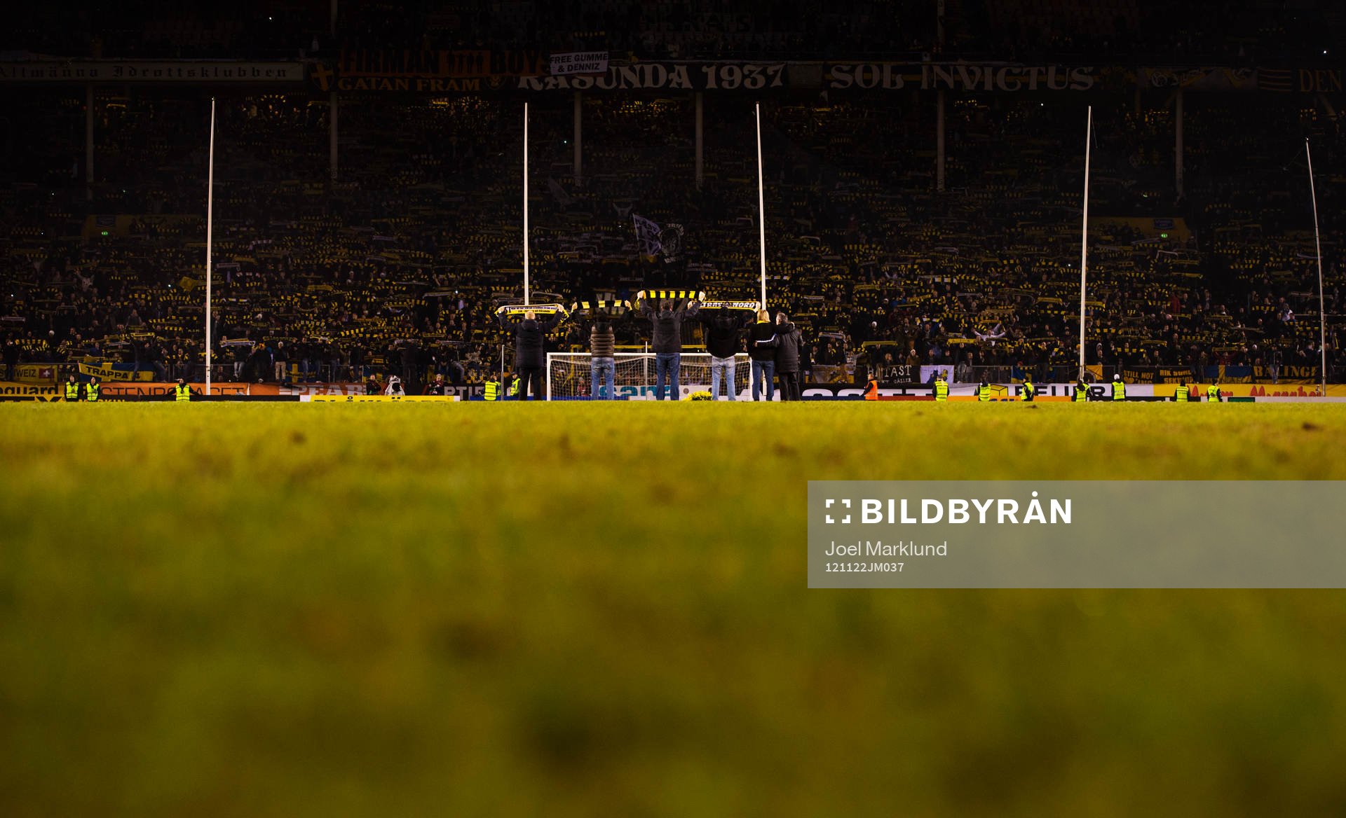 Råsunda Arena tackades av med en ceremoni