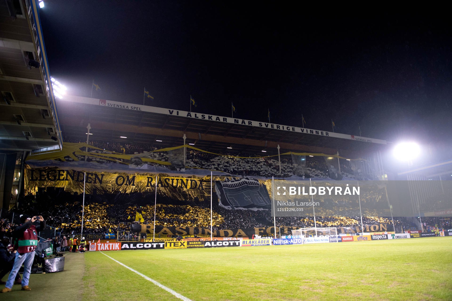 Sista matchen på Råsunda