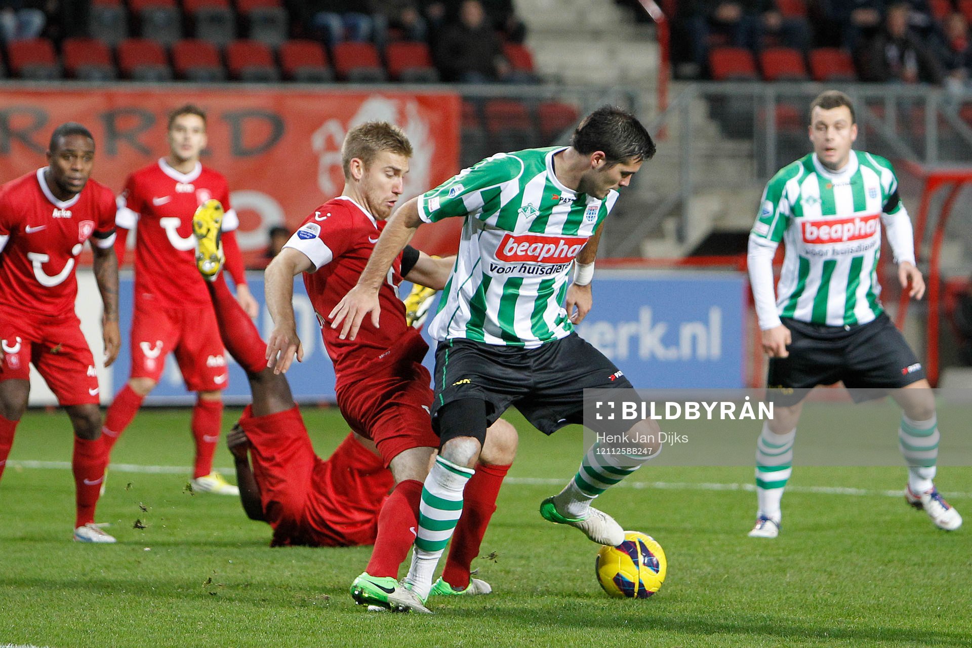 Denni Avdic, Zwolle och Rasmus Bengtsson, Twente
