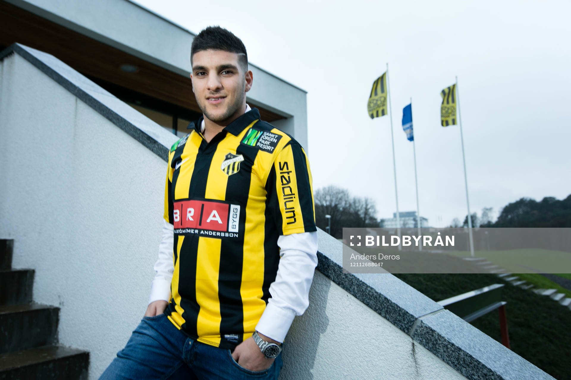Fotboll, Presskonferens, BK Häcken. Moestafa El Kabir
