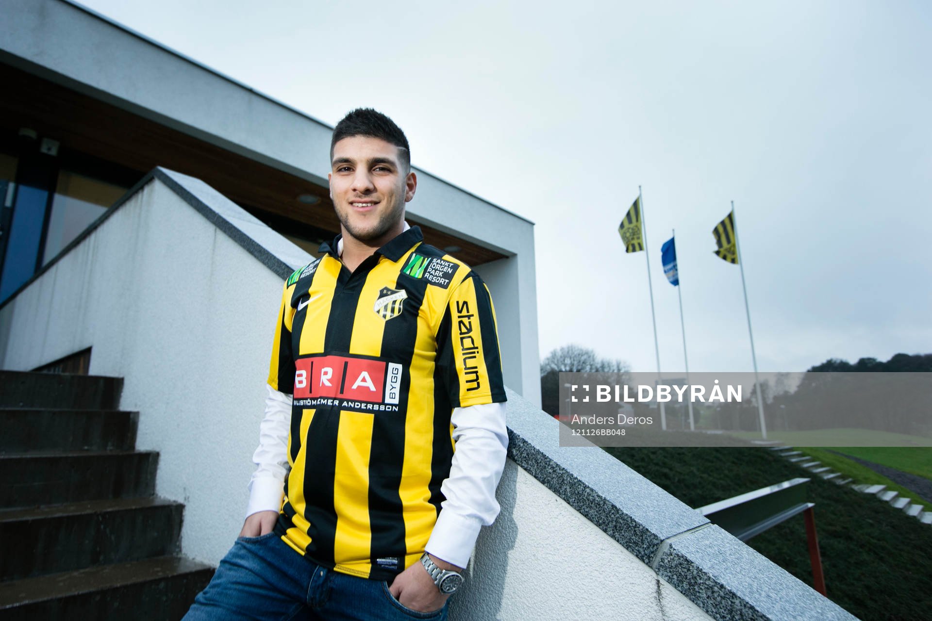 Fotboll, Presskonferens, BK Häcken. Moestafa El Kabir