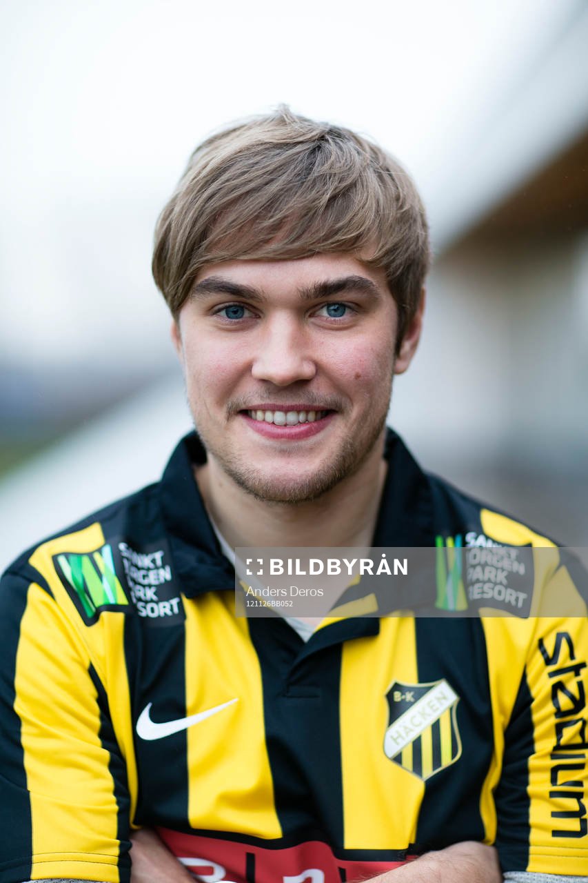 Fotboll, Presskonferens, BK Häcken. Nyförvärvet Mika
