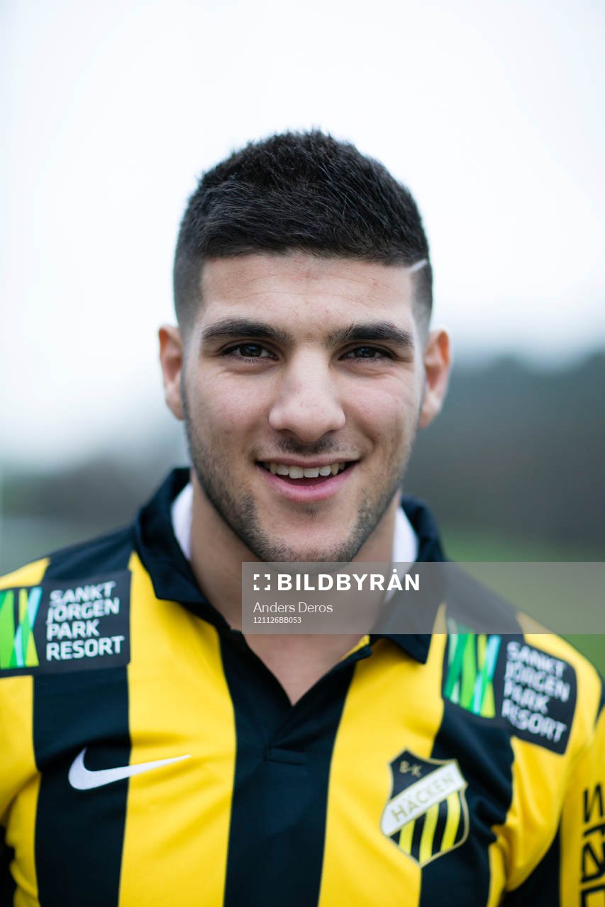 Fotboll, Presskonferens, BK Häcken. Nyförvärven Moestafa