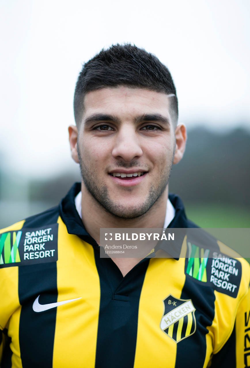 Fotboll, Presskonferens, BK Häcken. Nyförvärven Moestafa