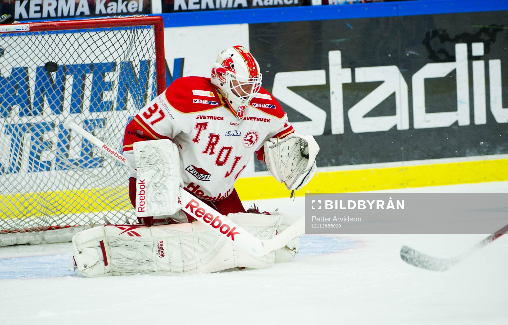 Philip Hersby, Malmö Redhawks, gör 2-0 för, Malmö
