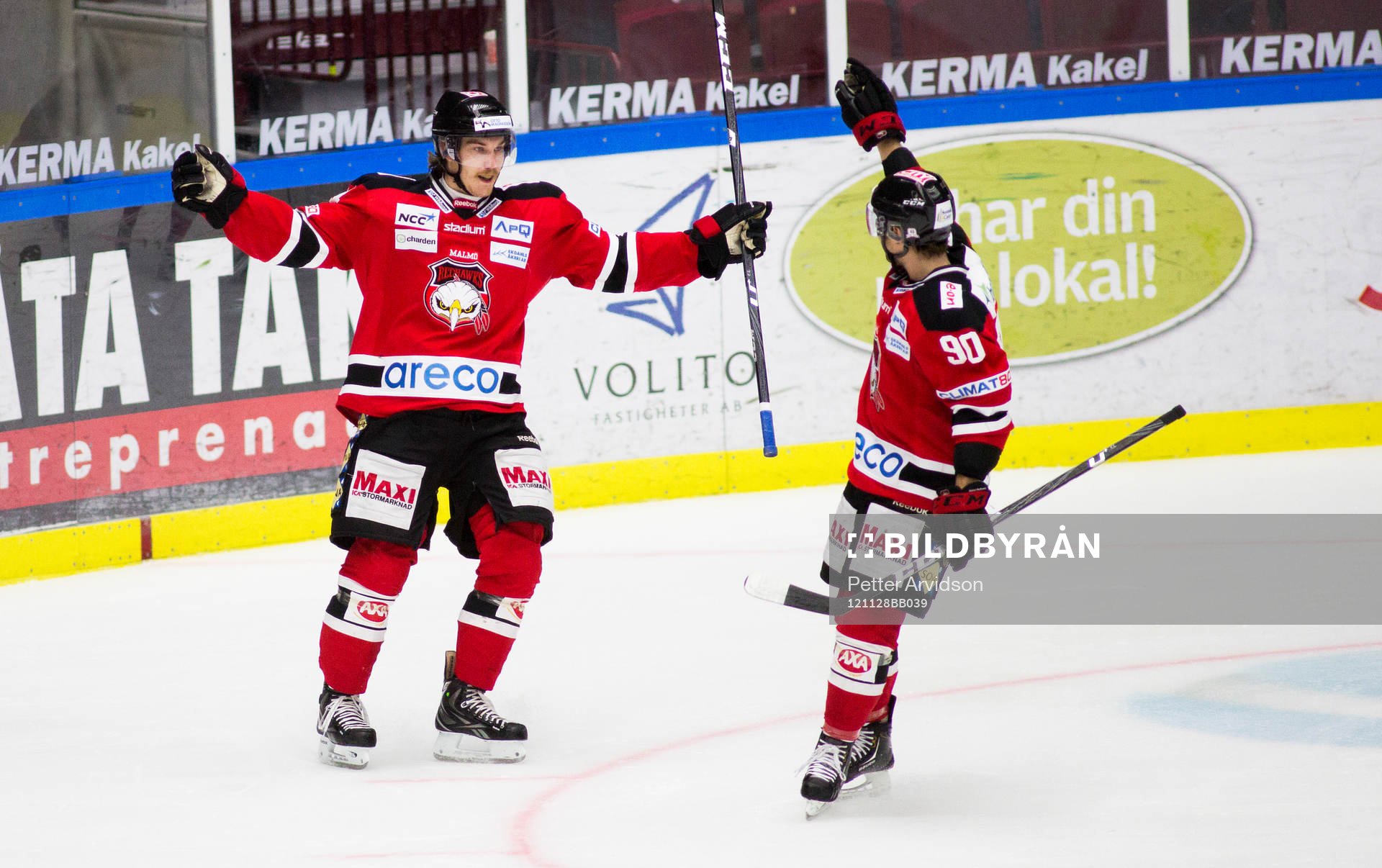 Mads Bödker, Malmö Redhawks, jublar