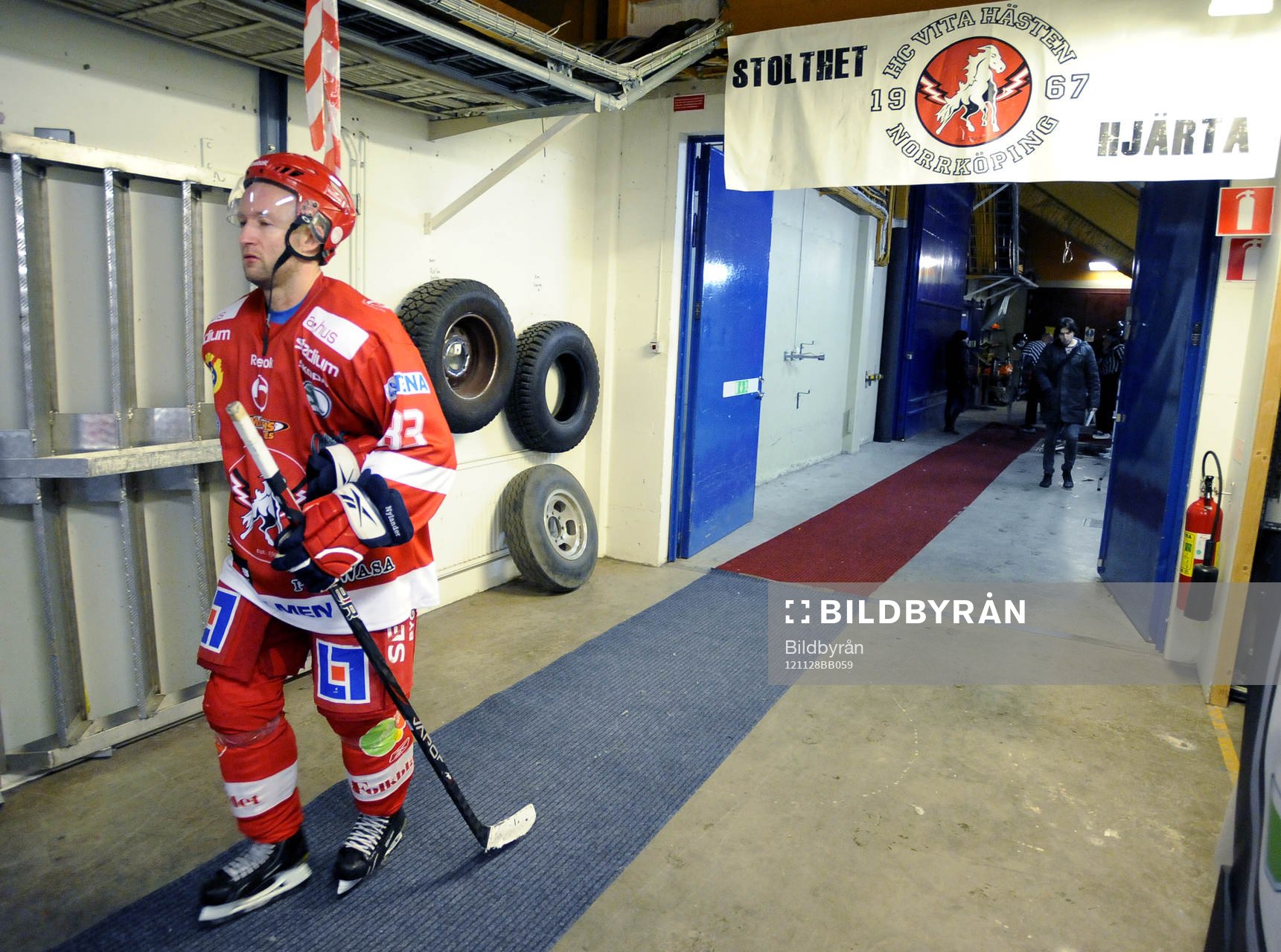 Vita Hästens nr 83 Michael Nylander