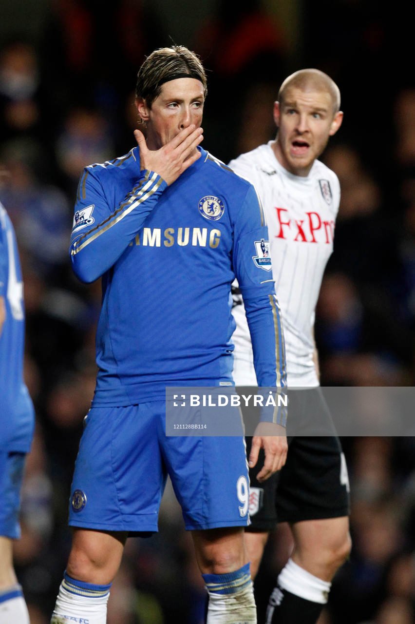 Football - Chelsea v Fulham - Barclays Premier League  -