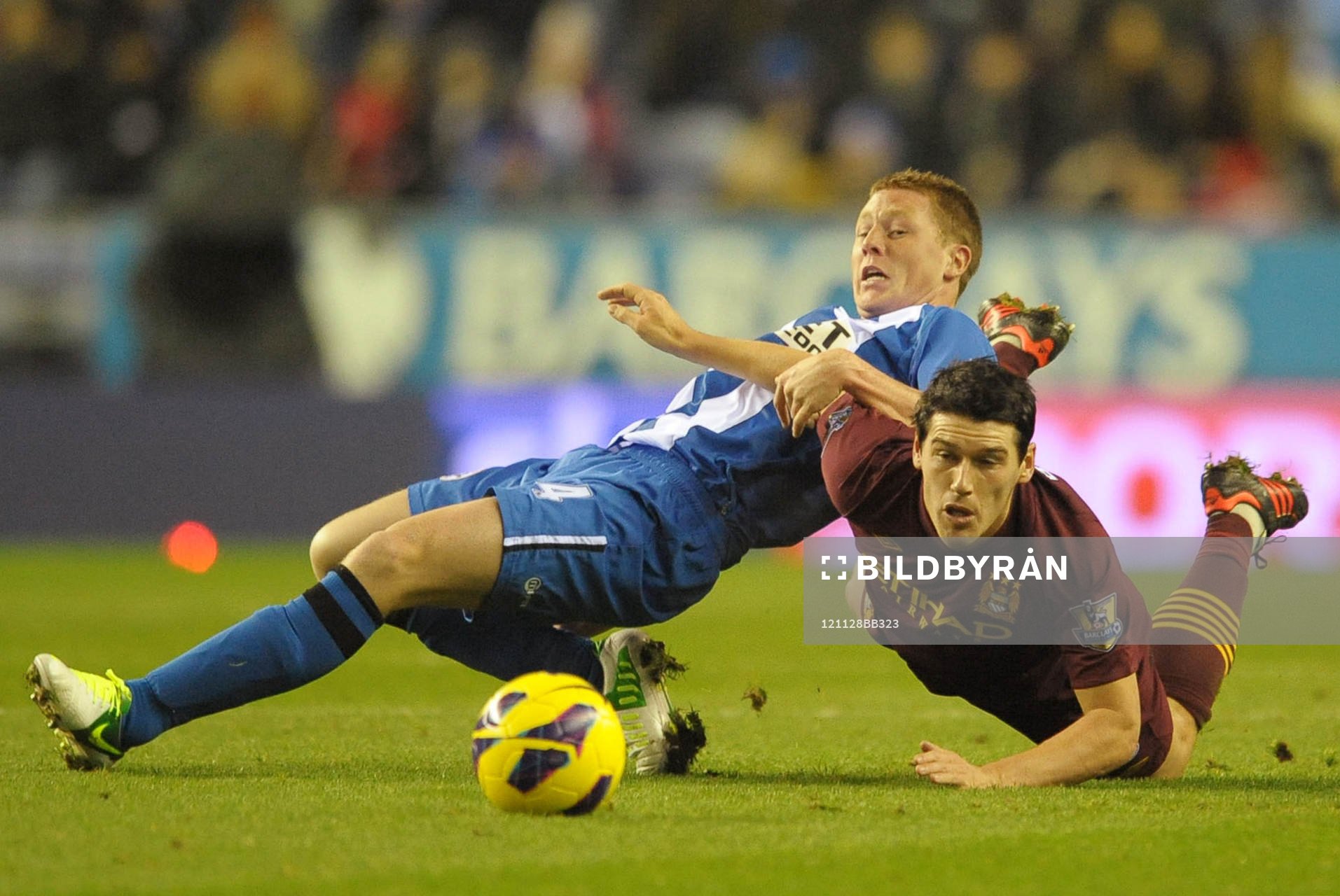 Football - Wigan Athletic v Manchester City - Barclays
