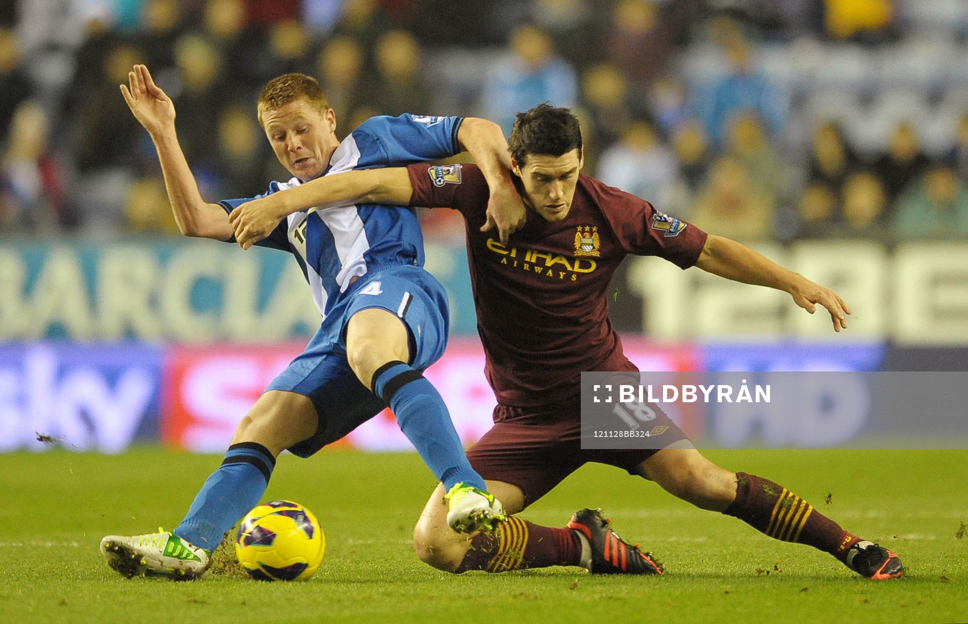 Football - Wigan Athletic v Manchester City - Barclays