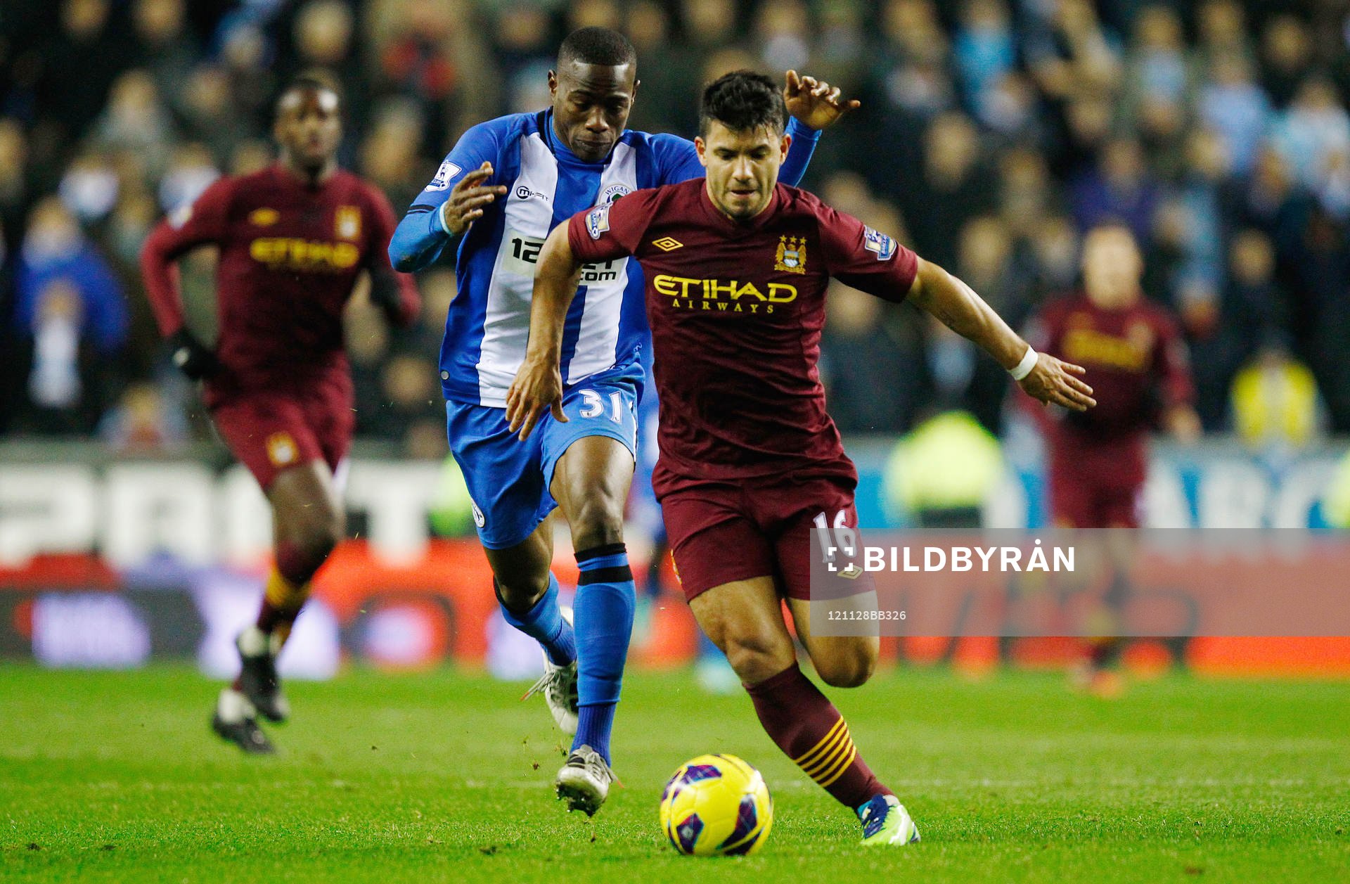 Football - Wigan Athletic v Manchester City - Barclays