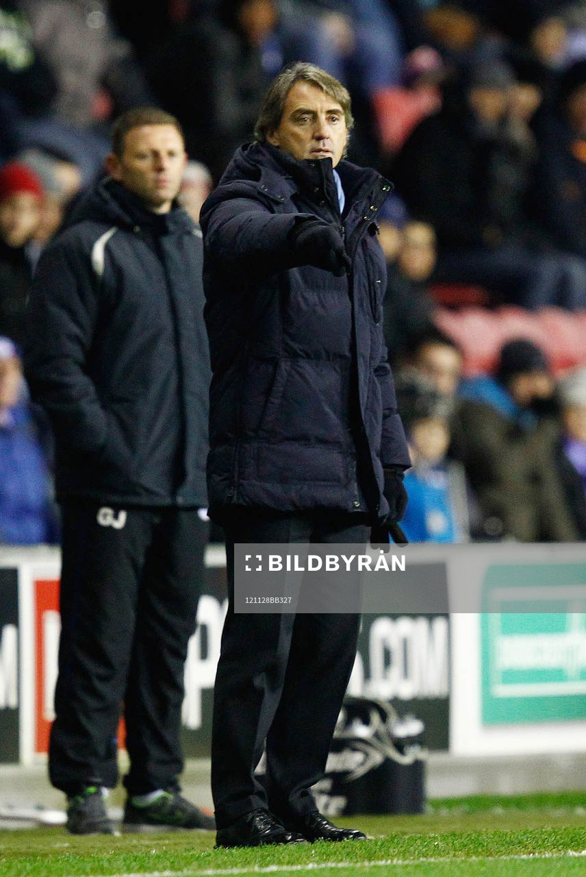 Football - Wigan Athletic v Manchester City - Barclays