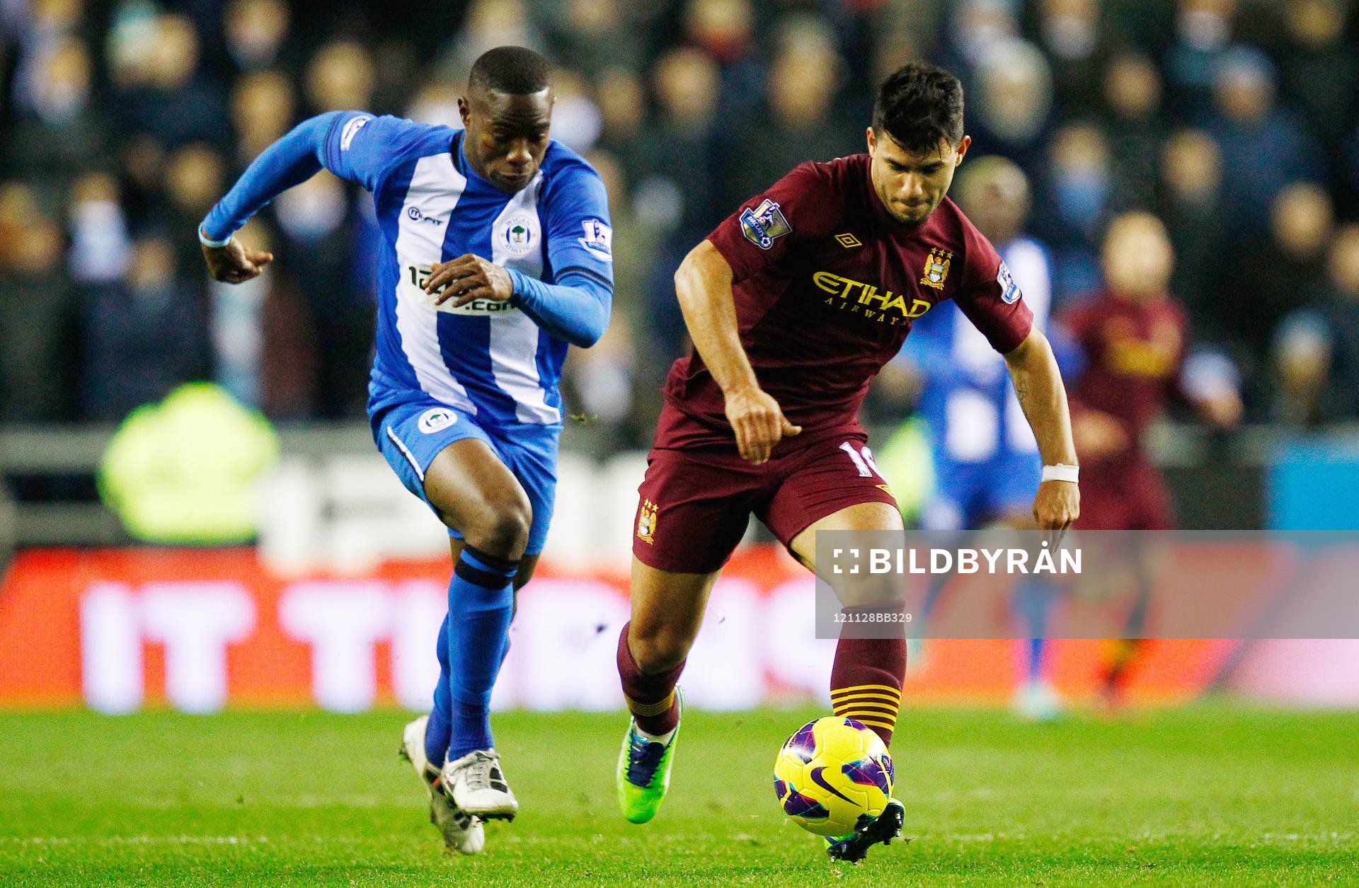 Football - Wigan Athletic v Manchester City - Barclays