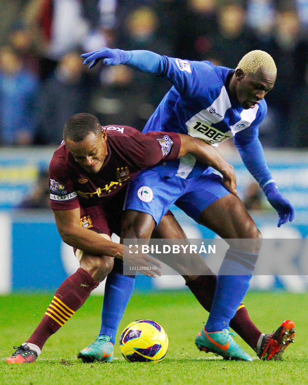 Football - Wigan Athletic v Manchester City - Barclays