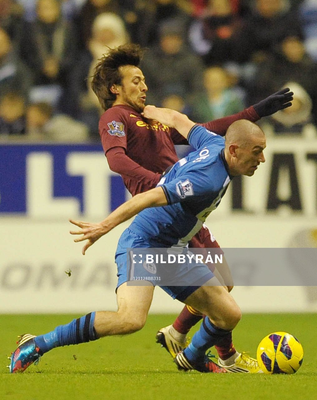 Football - Wigan Athletic v Manchester City - Barclays