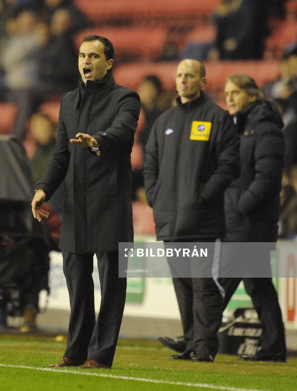 Football - Wigan Athletic v Manchester City - Barclays