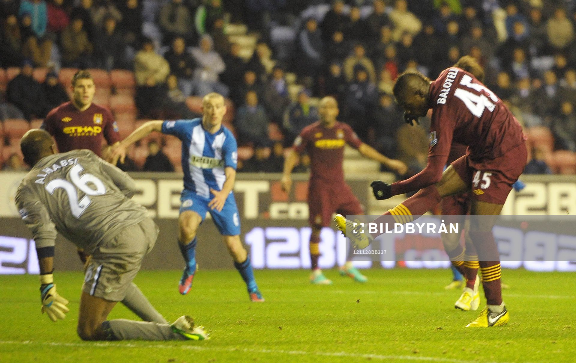 Football - Wigan Athletic v Manchester City - Barclays