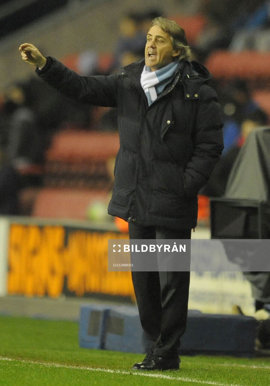 Football - Wigan Athletic v Manchester City - Barclays