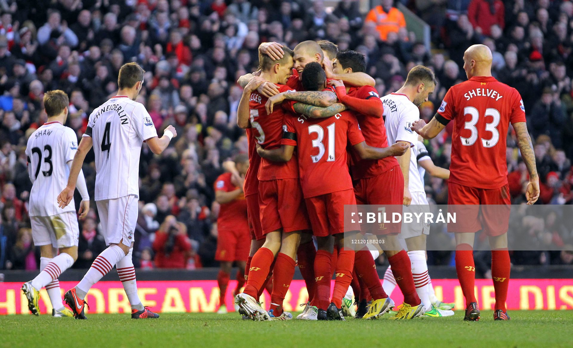 Football - Liverpool v Southampton - Barclays Premier